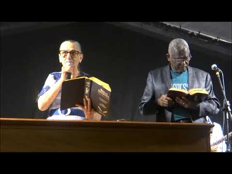 Leitura inicial com irmã Nilma.