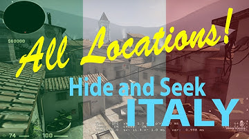 CS:GO Hide & Seek Italy All Locations, Secrets, and Hidden Areas!