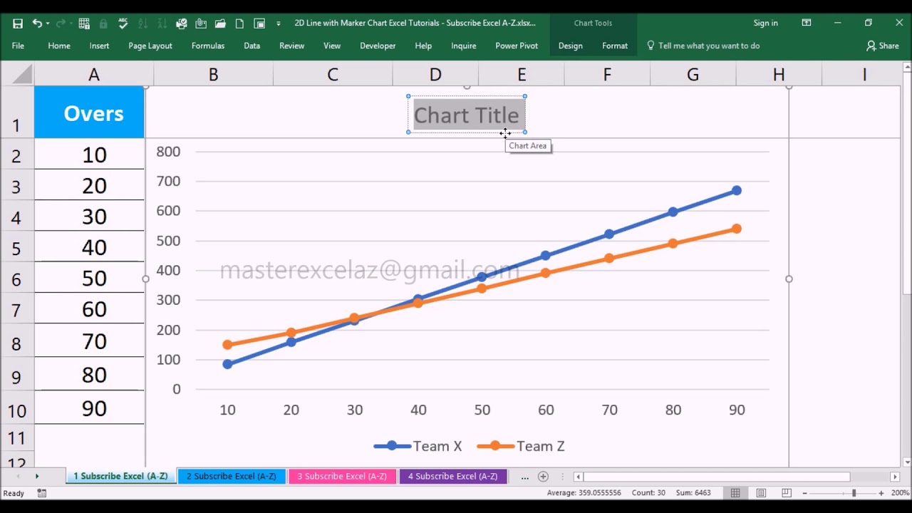 how to make a 2d line with marker chart in excel 2016 youtube insert vertical