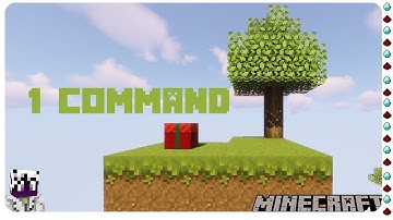 SKYBLOCK IN ONE COMMAND - MINECRAFT 1.15