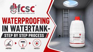 How to Waterproof a Concrete Water Tank Step-by-Step | FCSC Aquaproof IW Water Tank