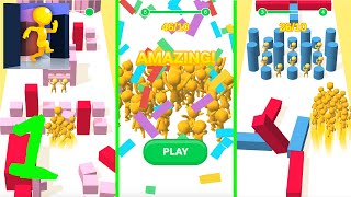 Party Race 3D Crowd Run Gameplay Walkthrough Part 1 screenshot 3