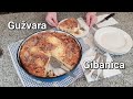 Pita gibanica  guvara so gotovi kori  homemade cheese pie with filo dough