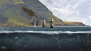 Tutorial _- Photoshop _ Surreal-Fantasy-( Underwater -)#Manipulation)---- ►Alligator Island