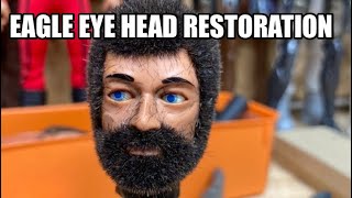 G.I. JOE EAGLE EYE COMMANDER HEAD RESTORATION #skunkworksstudios #gijoeadventureteam