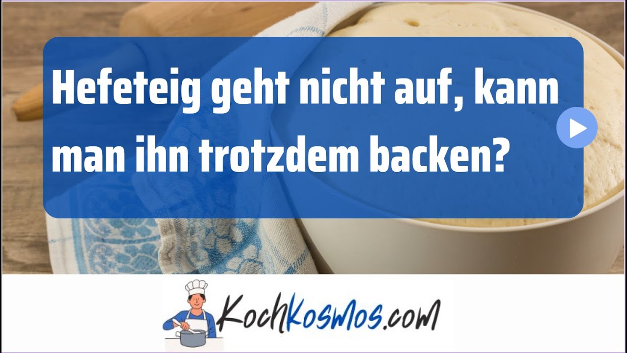 Warum Geht Hefeteig Nicht Auf www.youtube.com