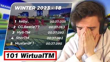 I tried getting top 100 on every map...