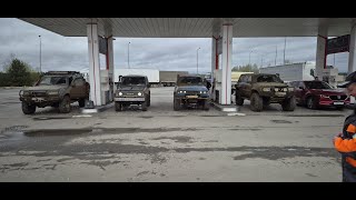 Экспедиция в Кировскую область - Часть 2. TLC80, TLC70, Nissan Patrol, Нива штурмуют глубокие броды