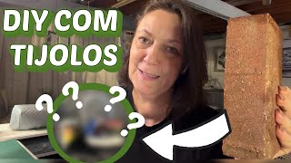 VOCÊS NÃO VÃO ACREDITAR NO QUE FIZ COM TIJOLOS DE JARDIM! 