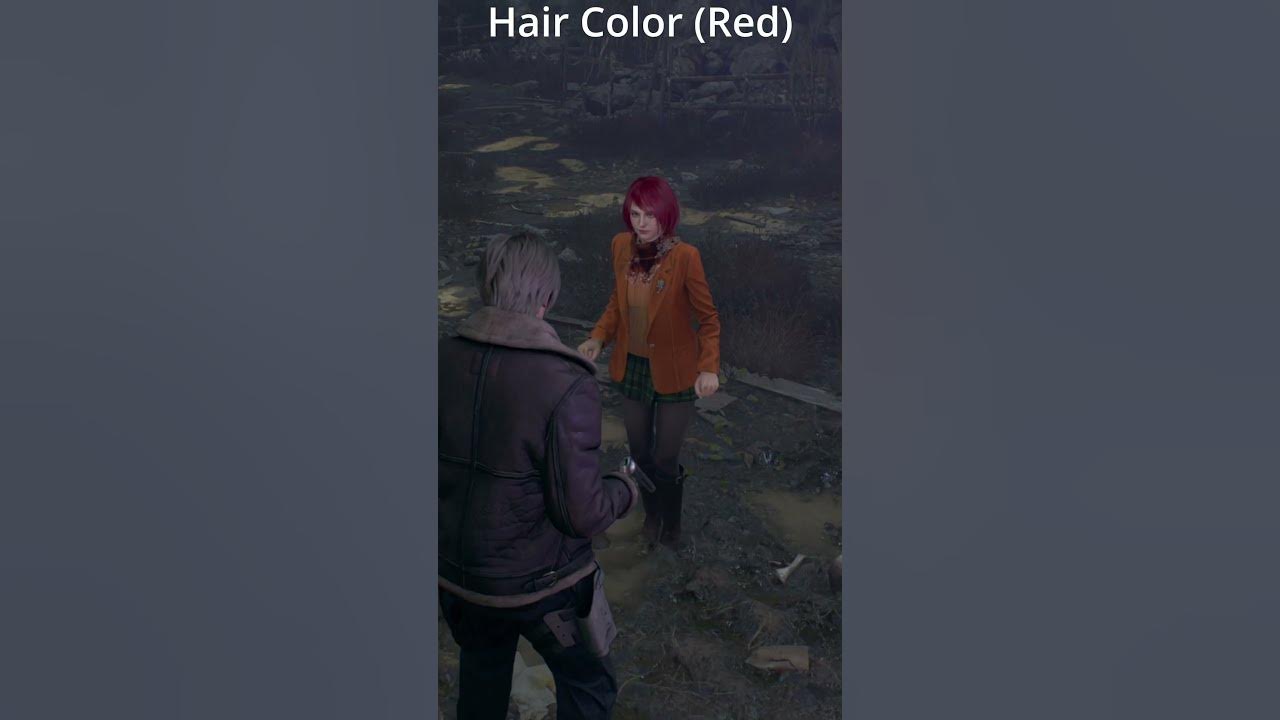 All Ashley's Costumes and Accessories Showcase Resident Evil 4 Remake  #gaming #shorts