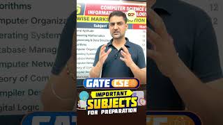 🚀 GATE CSE 2027  Important Subjects You MUST Prepare! 💻  Best Preparation Strategy  ECP