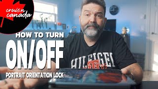 How to Turn On/Off Portrait Orientation Lock on Your iPad and iPhone