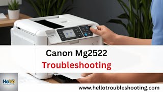 Canon MG2522 Troubleshooting: Fix Common Printer Issues Fast!
