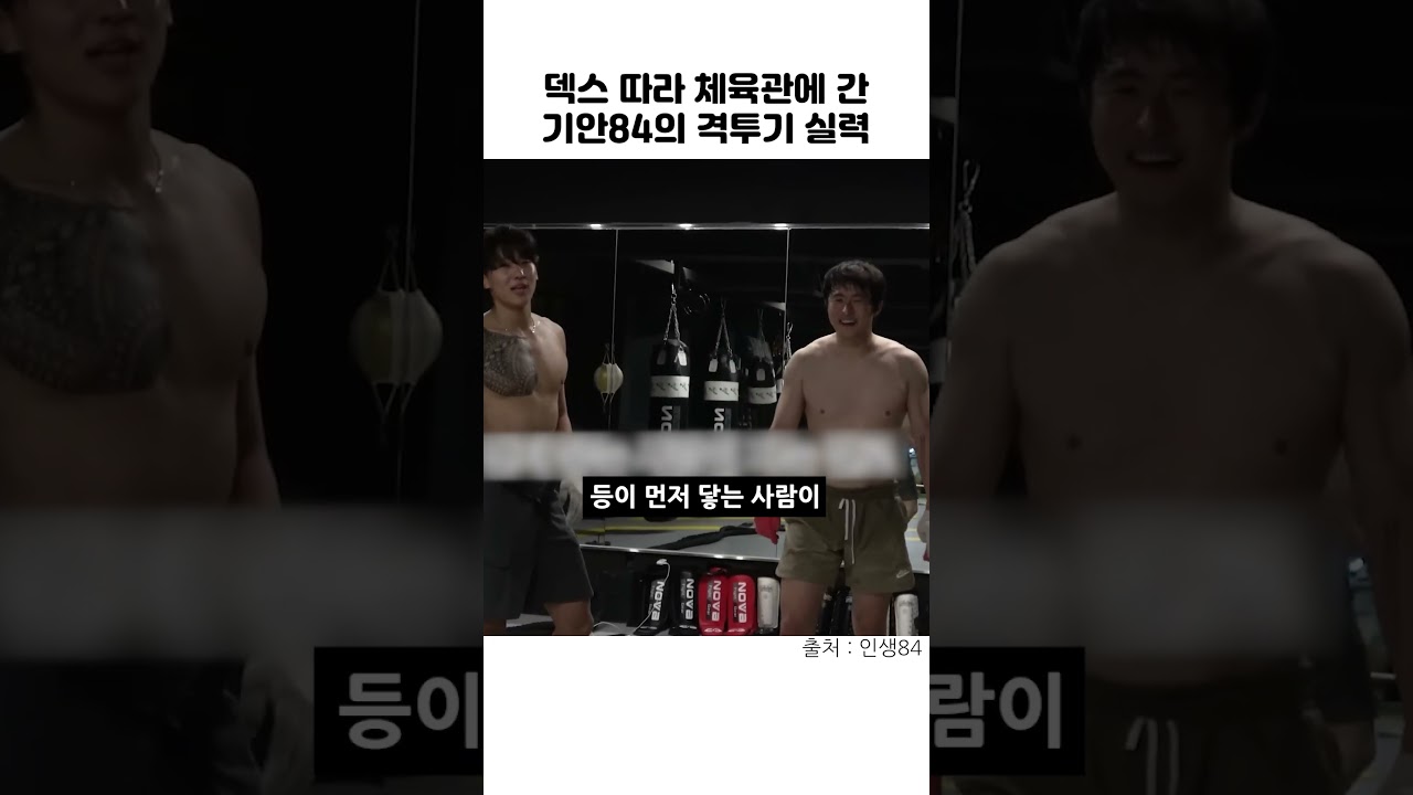 기안84의 격투기 실력