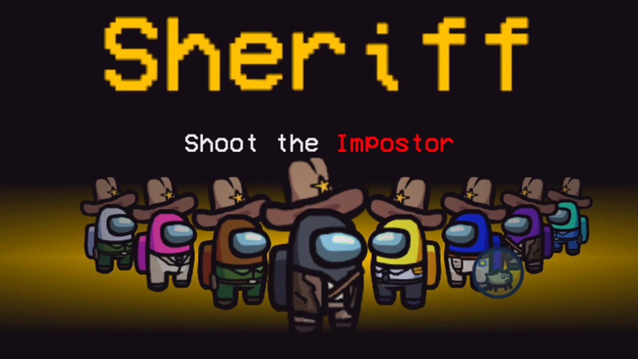 Among Us With NEW SHERIFF ROLE.. (mods) YouTube