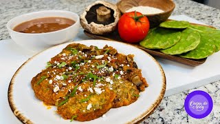 Mi receta de TORTITAS DE NOPALES con atún. Así evito colesterol y estreñimiento. P/Diabetes y Dieta