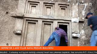 Demrede Ev Biçimli 2 Bin 400 Yıllık Kaya Mezarı Bulundu
