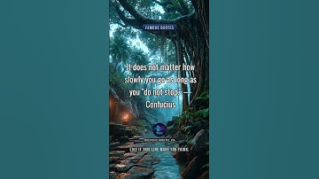 Never Stop Moving | Confucius Quote Motivation #Shorts