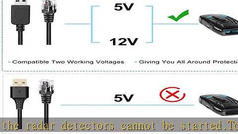 Radar Detector Cable, USB to RJ11 Plug Cable,for Escort Radenso XP Uniden Beltronics Cobra Whistler