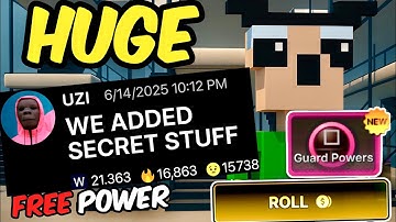MORE FREE POWER ROLLS! ALL NEW SECRETS IN THE GUARD UPDATE | Ink Game