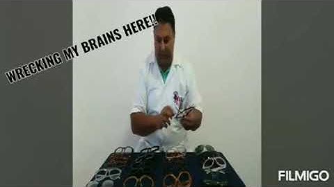 SPECTACLE FRAME MATERIALS -  PLASTIC FRAME MATERIALS - PART 1