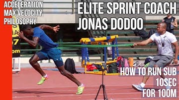 SPRINT FASTER sub-10sec Sprint coach Jonas Dodoo talks sprint tactics & technique