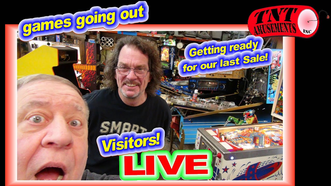 LIVE at 9pm Eastern-We get ready for our FINAL SALE--and LOTS of Games going out!