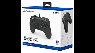 Unboxing HORI PlayStation 5 Fighting Commander OCTA - Tournament Grade Fightpad for PS5, PS4 and PC