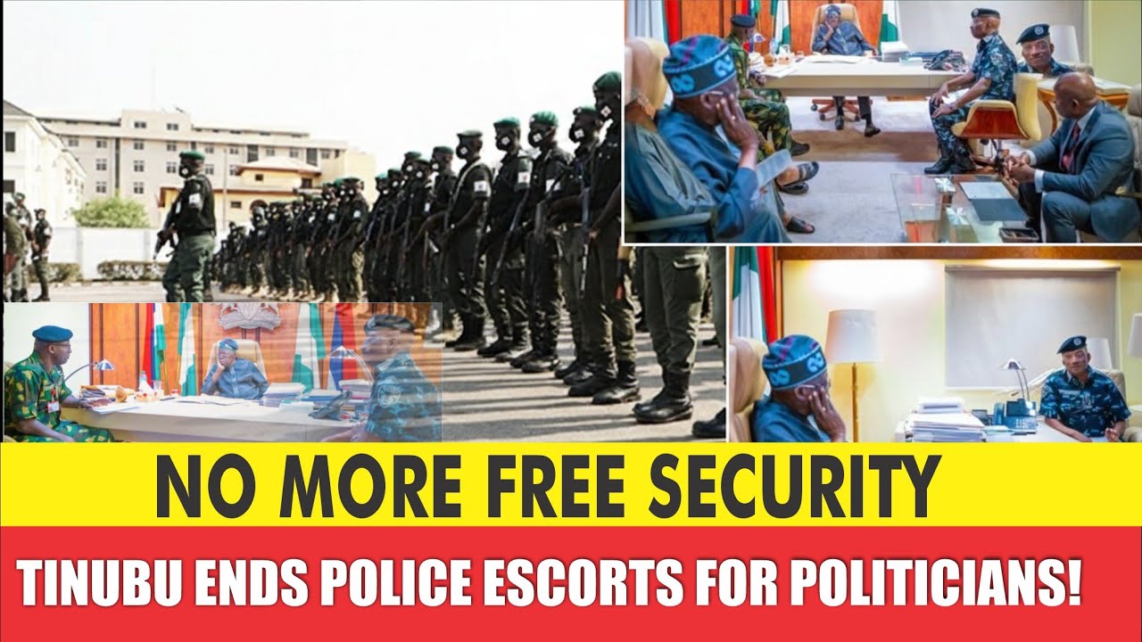 «Тинубу сокращает полицейское сопровождение VIP-персон — офицеры перебрасываются для борьбы с рас...