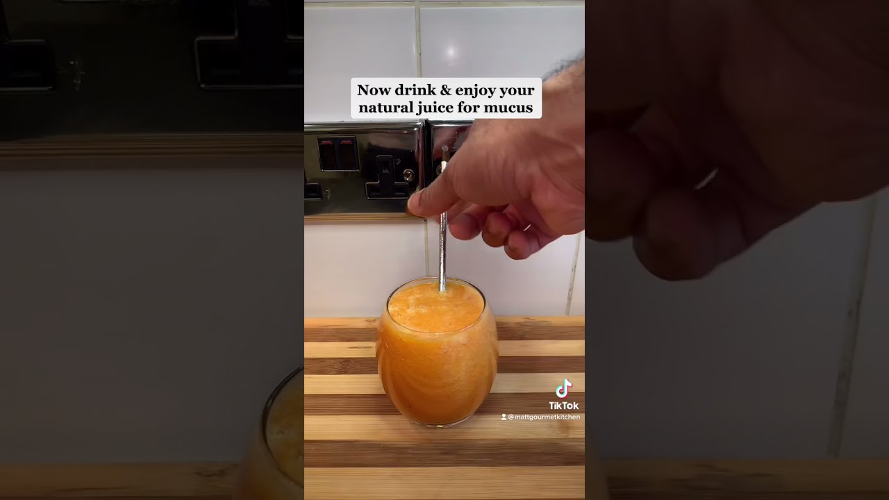 Natural Juice To Relieve Phlegm & Mucus From The Lungs 🫁🫁🫁 YouTube