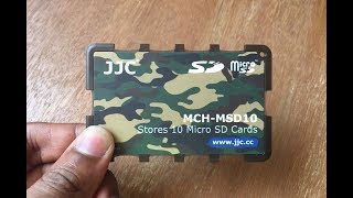 445) EDC-Credit card shaped micro sd card holder unboxing(aliexpress)