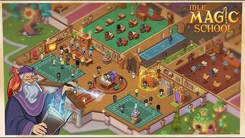 Idle Magic School - Android Gameplay