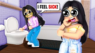 TEEN'S SICK DAY ROUTINE! *SHE HAD A FEVER* (Roblox Bloxburg Roleplay)