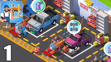 Car Fix Tycoon - Gameplay Walkthrough Part 1 (Android & iOS)