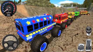 Impossible Driving Police Bus Monster Truck Stunt  2026 #9 - Racing Car Simulator - Android GamePlay screenshot 2