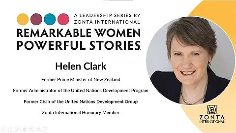 Remarkable Women, Powerful Stories  Helen Clark