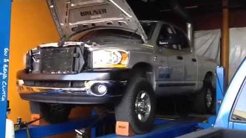 Cummins Dyno - 797hp pull daily driving tune, Max Efffort Tune made 830hp