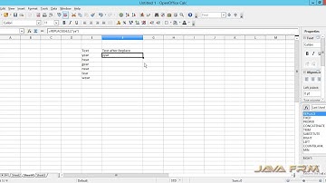 Apache OpenOffice Calc Tutorial - replace Function | Apache OpenOffice 4 Calc
