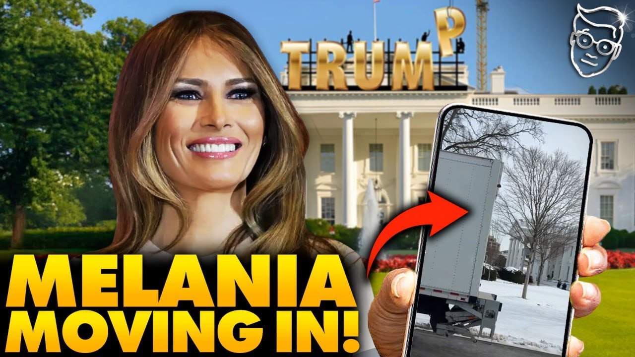 🚨 Moving Trucks Swarm White House As Melania Trump Declares: ‘We Are Ready To Move Them Out’ 🤣 🚚