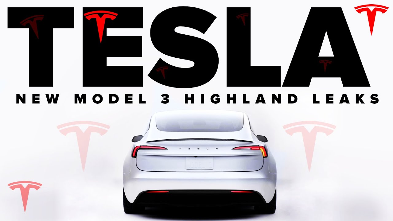 NEW Tesla Model 3 Project Highland LEAKS