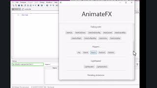 AnimateFx in b4j