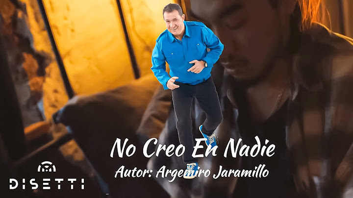 No Creo En Nadie - Argemiro Jaramillo - El Poeta Del Despecho (Video Lyric Oficial)