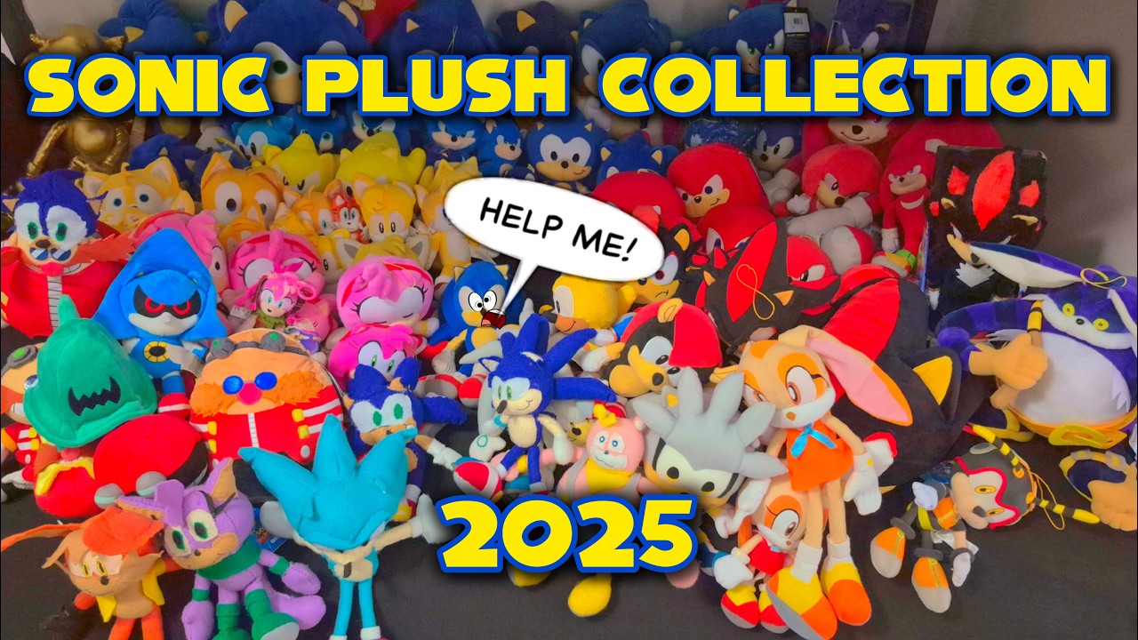 SONIC PLUSH COLLECTION 2025!