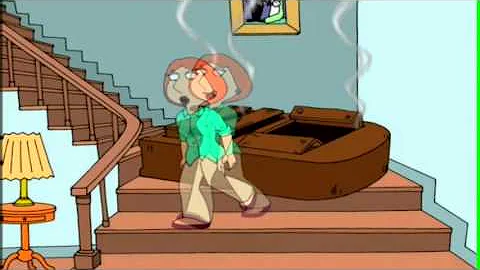 Stewie tries to kill Lois nick nack paddy whack