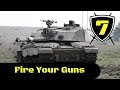 British army  the queens royal hussars live firing