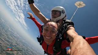 Lost a running bet with my sister.. my punishment was skydiving! #skydiving #running 