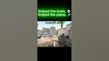 Sniped the Brain 💀 Sniped the Plane ✈️ | Insane Double Kill | CS:GO Sniper God | Shadow Dev | #csgo