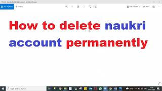 How To Delete Naukri Account Permanently 2021 screenshot 4