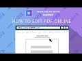 How to Edit a PDF File Online For Free Using DeftPDF