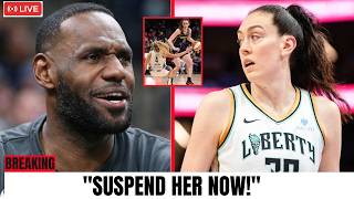 LeBron James Reacts to Caitlin Clark Controversy Suspend Her Now! | WNBA Drama Explained